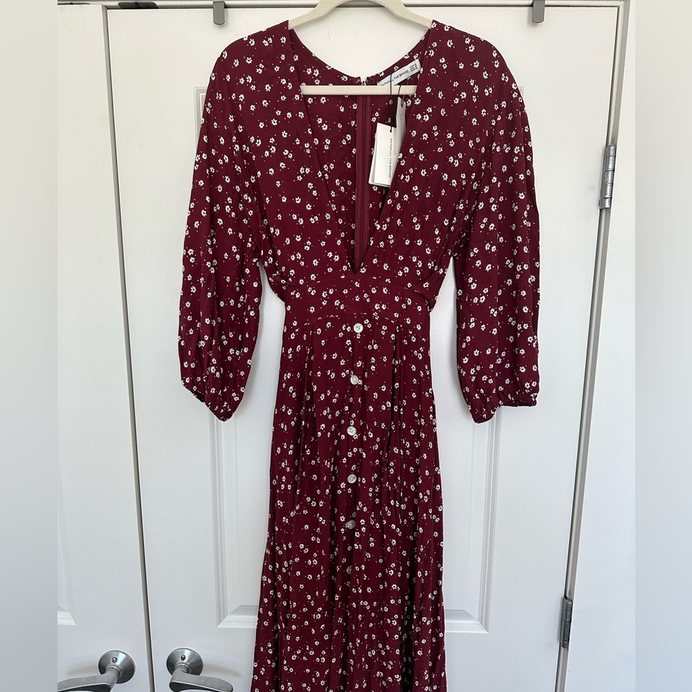 Faithfull Betina Floral Berry Chloe Dress